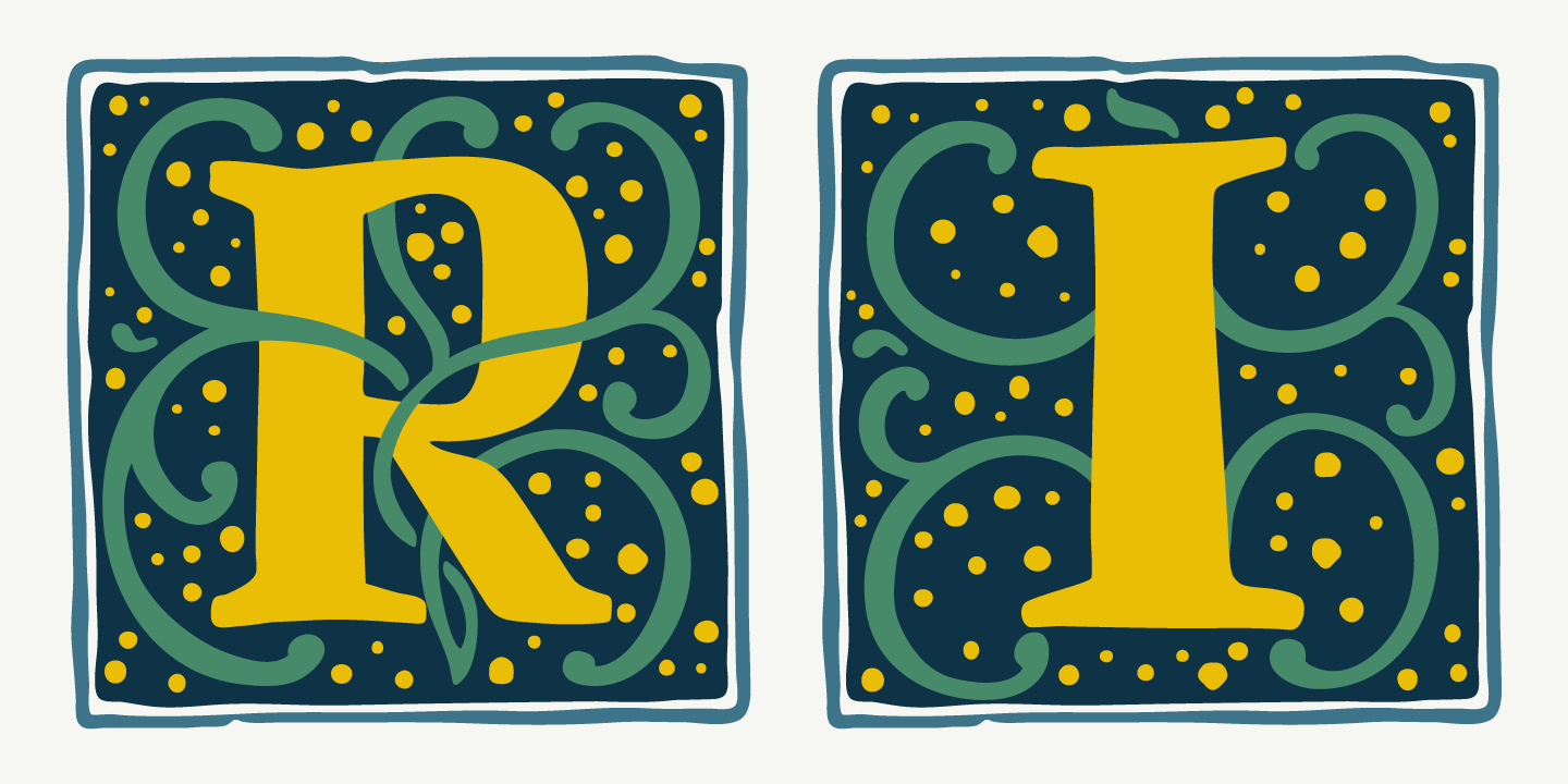 Example font Renaissance Initial #1